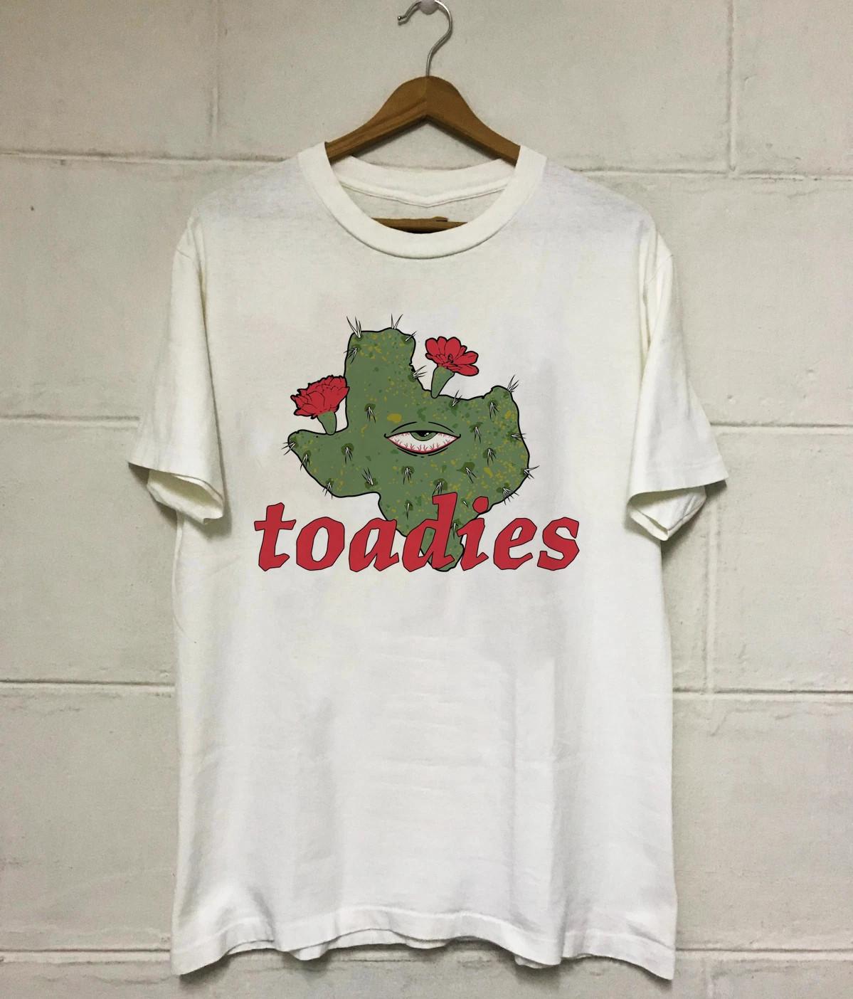 Toadies Band Album Heavy Cotton White T Shirt JU999 M