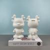 5PCS Toy Art  DIY Desiger Toys for Artist White Dolls home decoration Do it Yourself Vinyl Figure Accessories whol