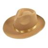 Costume Hat  Fedoras Hat Musical Festival Hat Adult Winter Autumn Party Hat Unisex Headwear Stage Show Bowlers Hat