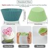 12Pcs Silicone Muffin Cupcake Cup Liners Round Baking Mold Christmas Home Kitchen Supplies Birthday Party Cake Decorating Tools
