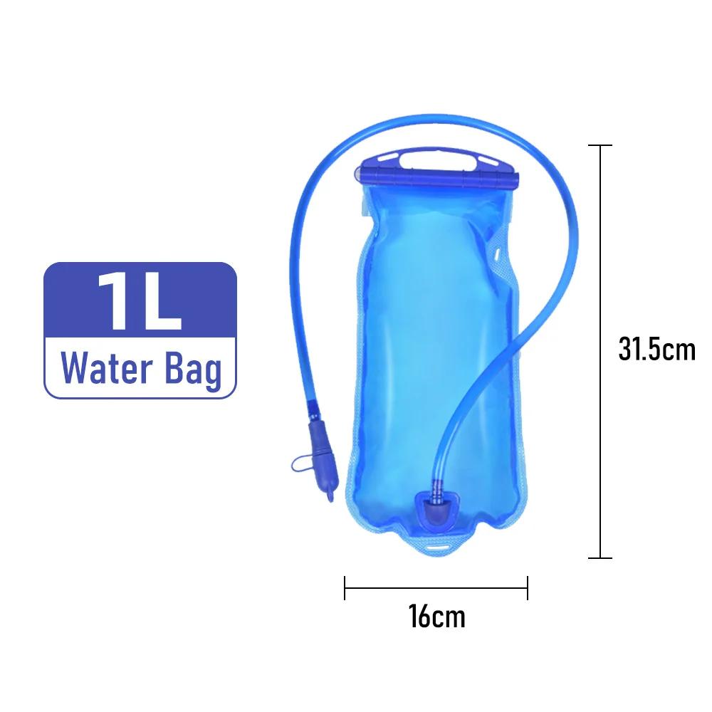 1L/1.5L/2L/3L Water Bladder Replenish Hydration Pack Reservoir TPU Water Storage Bag for Outdoor Camping Cycling Running Hiking
