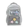 Schoolbag Japanese and Korean Original Transparent Pain Bag Versatile Large Capacity Backpack, Computer Bag, Academy Style, Middle and High School 