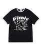 PRIMATE Lily Women'S Fleece Ringer Short Sleeve T-Shirt 5 Colors