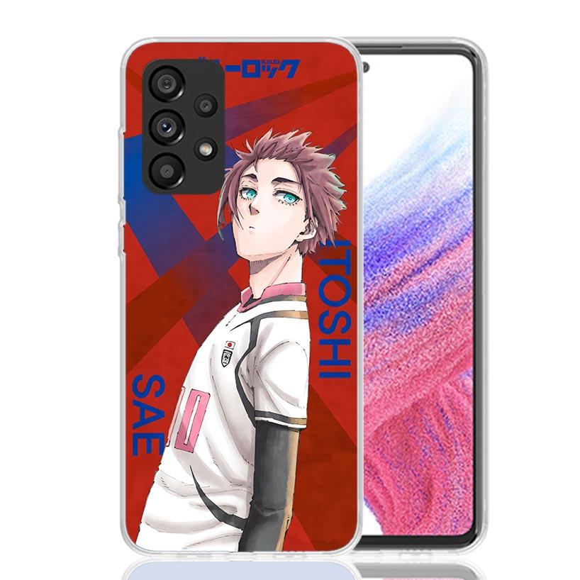 Hot Anime Blue Lock Phone Case for Samsung Galaxy A52 A51 A50S A12 A22 A32 A72 A10S A30S A31 A71 Note 20 Ultra 10 Plus S10 Galax