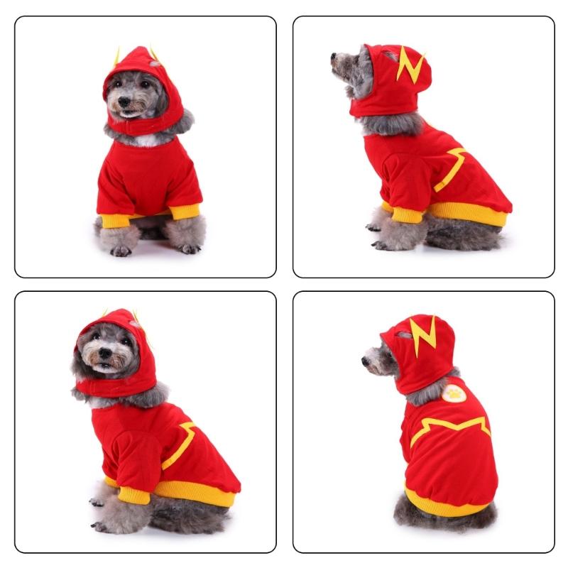 Pet Costume Christmas Santa Animal Cosplay Dress Cosplay Accessories Pet Cosplay Supplies 3D Christmas Santa