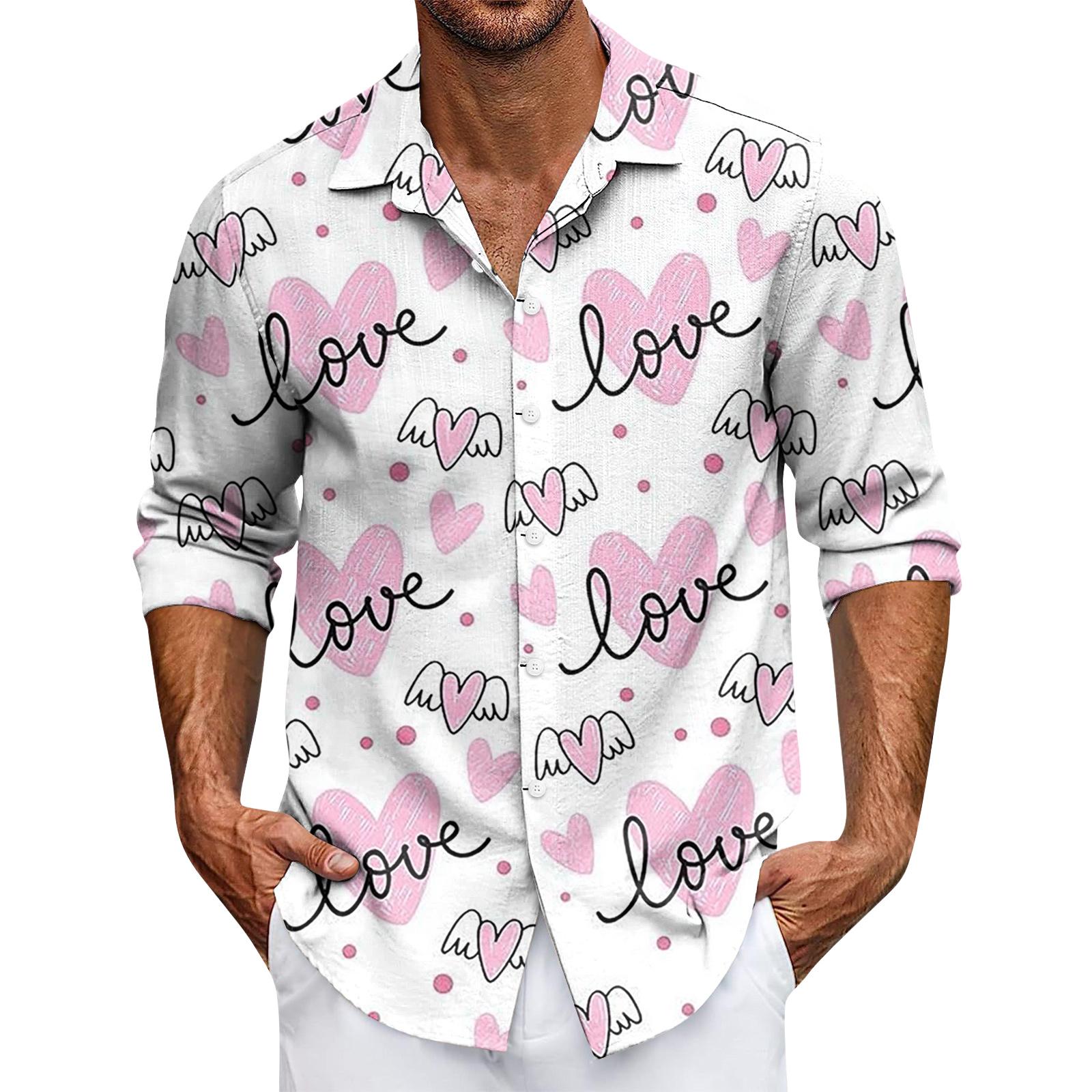 

Мужская повседневная рубашка с длинным рукавом на пуговицах XXL винный