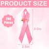 100pcs Awareness Enamel Lapel Pin Ribbon Brooch Breast Cancers Health Care Public Welfare Badges Jewelry Accessories