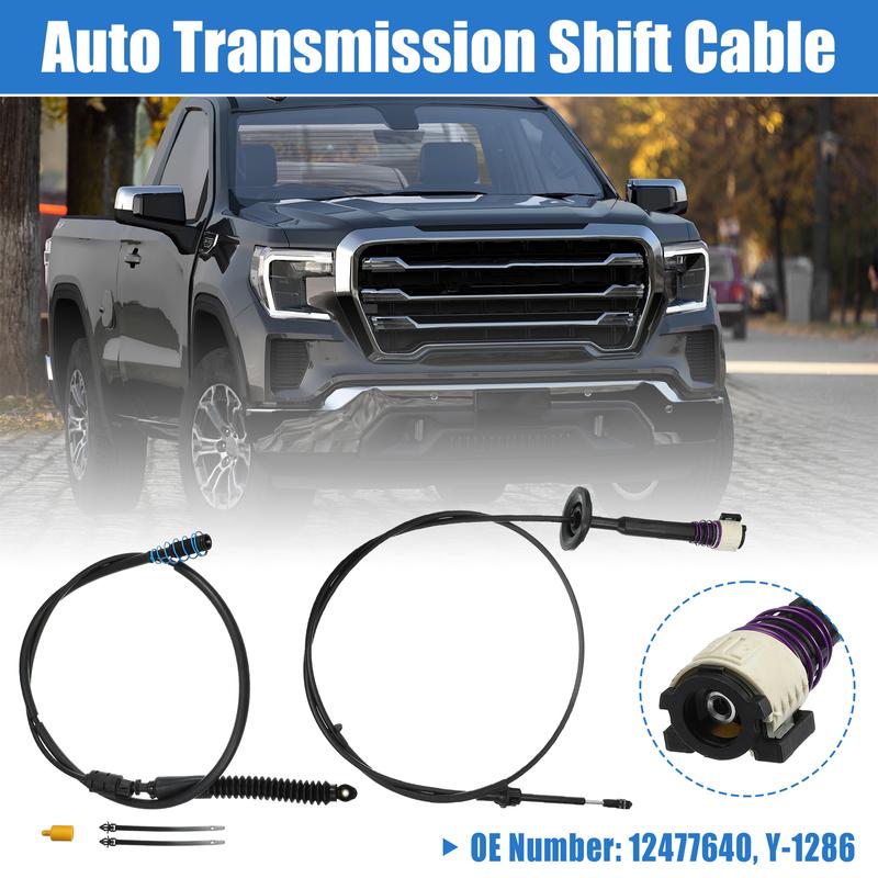 Motoforti Auto Gear Shift Cable Transmission Shifter Cable 12477640 for Chevrolet Silverado for GMC Sierra 1500 2500 1999-2007
