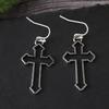 Fashion Exaggerated Hollow Cross Ins Trend Retro Punk Style Earrings