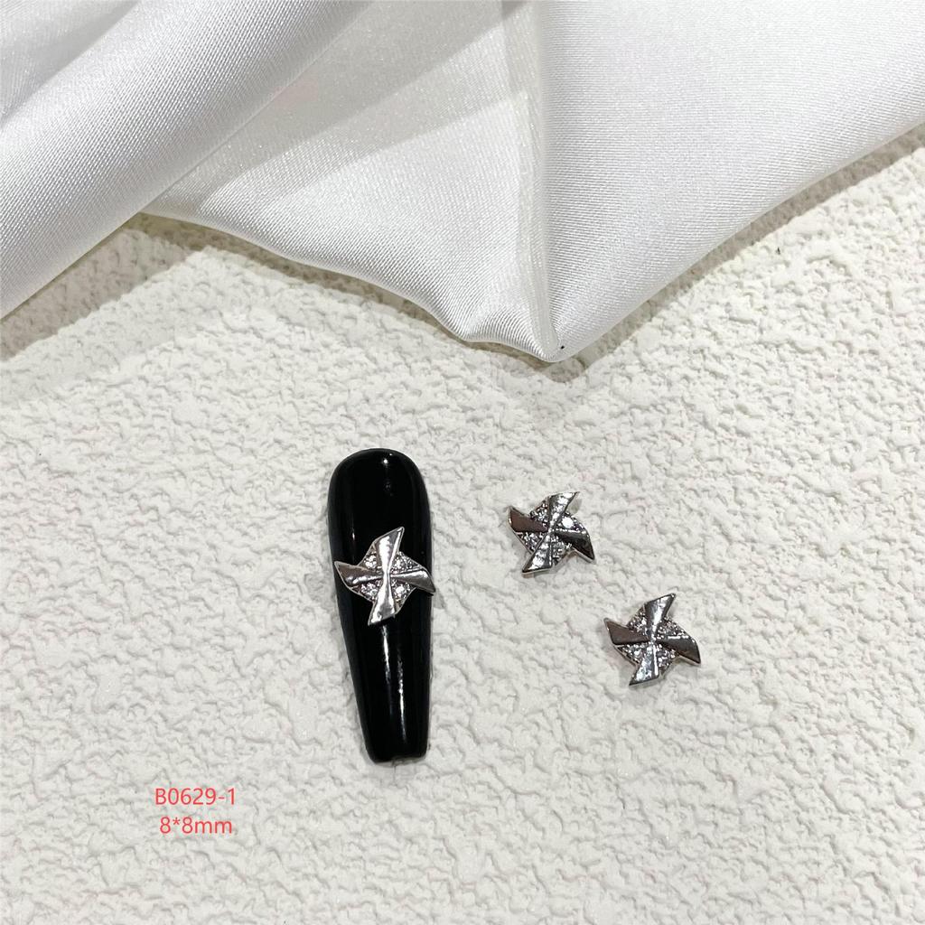 Celebrity Alloy Light Luxury Sparkling Zircon Nail Art Jewelry – DIY Micro-Inlaid Versatile Nail Accessories