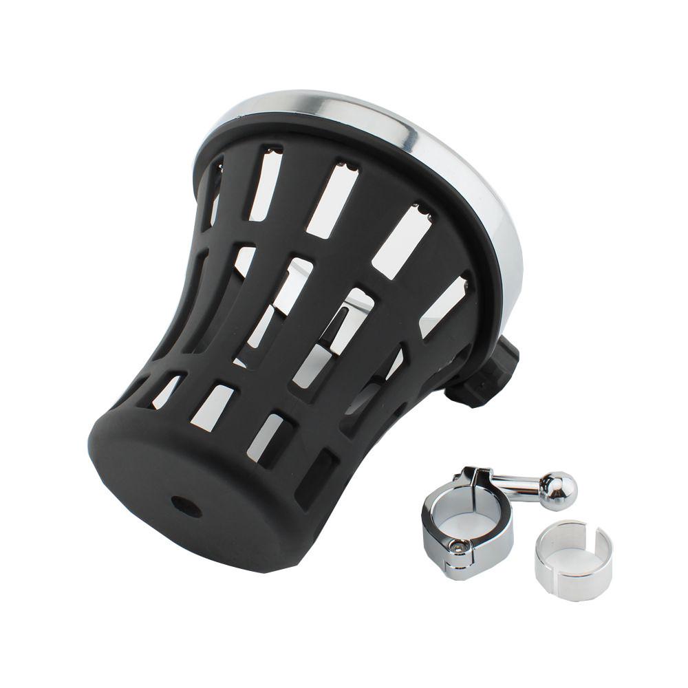 Highquality Universal Black Cup Holder For Motorcycles Ideal For Any Bike Model