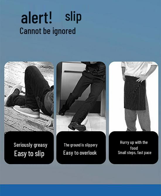 Men's Plus Size Waterproof Anti-Slip Chef Shoes - Safety, Oil Resistant, Anti-Odor Work Shoes for Restaurant Staff
