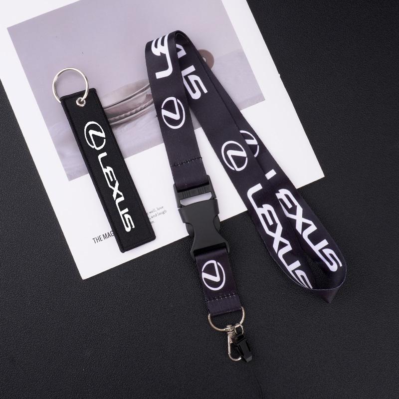 EAV3 Car Motorrad Lanyard Nylon Printing Style Keychain for Lexus ES300 RX330 RX300 GS300 IS250 IS200 CT200h IS300 NX RX LX GX GS