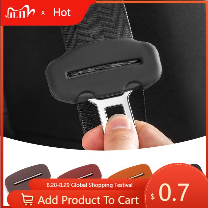 Car Sticker 2025 Hot Silicone Car Seat Belt Buckle Cover For BMW G30 G20 F30 F10 G01 X1 X2 X3 X4 X5 X6 X7 Anti-Scratch Auto Safe