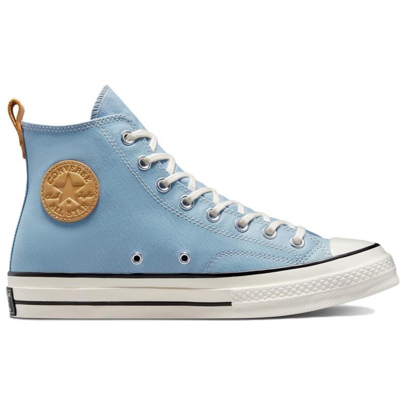Converse Chuck 70 Denim Fashion High Trendy Casual High Top Espadrilles Unisex Blue White Orange
