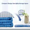 Clothes Vacuum Storage Bag Valves Transparent Edge Folding Organizer Organizers Home Organization Bags for Women Garden Makeup