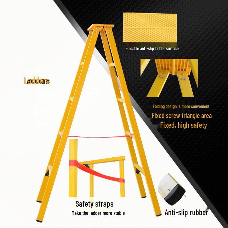 Yuqin Fiberglass Insulated A-Frame Ladder