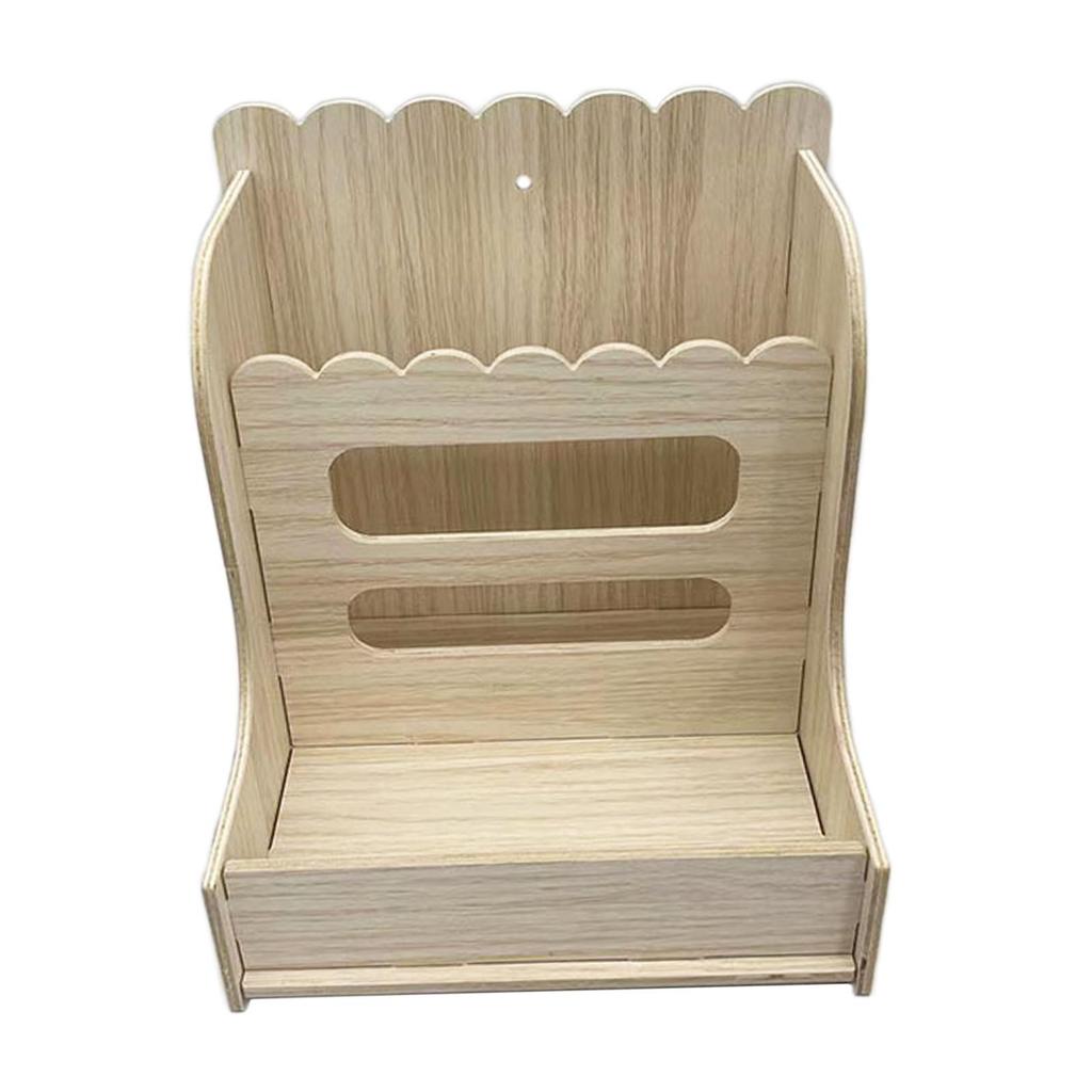 Rabbit Wooden Hay Rack Small Animals Grass Holder Multipurpose Guinea Pigs Food Dispenser for Small Pets Chinchilla Hedgehog