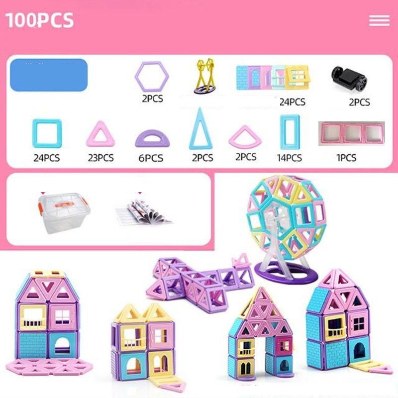 Blocks Building Magnetic Set Construction Toy Magnets Educational Toys Children