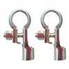 Battery Terminal Connectors Clamps 1 Pair Brass Kit Compatible with Positive and Negative Car and Boat Battery Posts