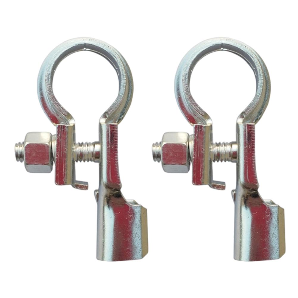 Battery Terminal Connectors Clamps 1 Pair Brass Kit Compatible with Positive and Negative Car and Boat Battery Posts