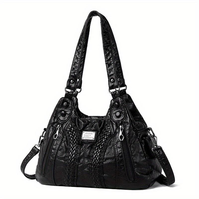 Luxuriöse Handtasche aus PU-Leder für Damen mit mehreren Taschen, lässige Designer-Umhängetasche, Crossbody-Stil, vielseitig für den täglichen Gebrauch
