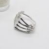 Arm Ring Bracelet Dark Style Adjustable Skull Hand Wristband Clothes