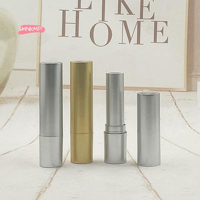 1Pcs 3.5g Matte Silver Gold Empty Lipstick Tube Lip Balm Cosmetic Packaging Container Glue Stick Lipstick Bottle