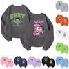 Children's Fashionable Lightweight Long-sleeved Round Neck Pullover With Pockets Printed Pullover