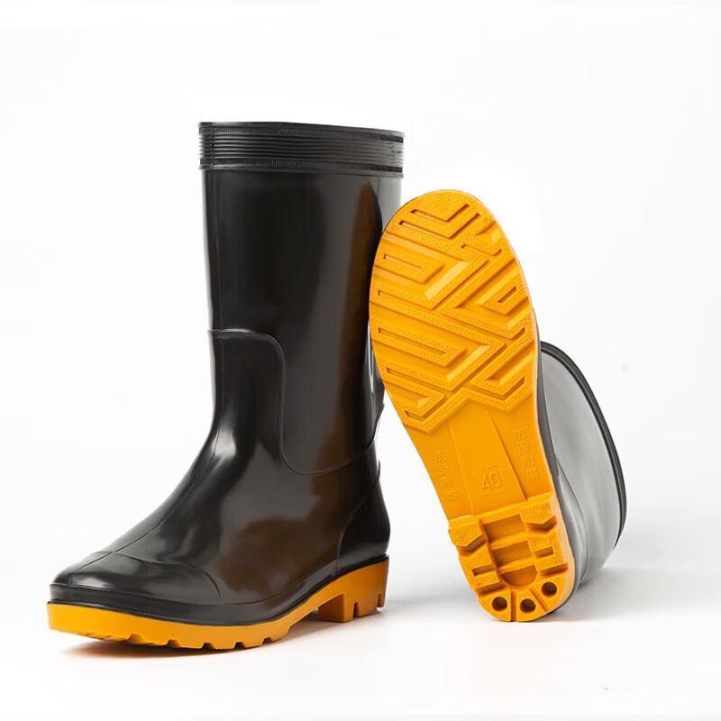 Men s PVC Waterproof Work Rain Boots