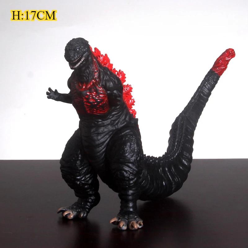 Anime Movie Godzilla Series Action Figure burning godzilla VS King of Monsters PVC soft rubber model Joint mobility Kid Toy Gift
