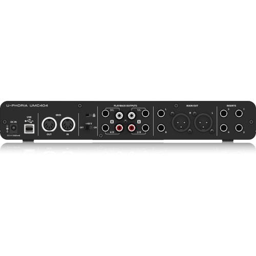 Behringer USB Audio Interface 4 Inputs 4 Outputs 24-bit 192kHz UMC404HD