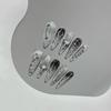10PCS Fake Nails Long Pointed Press On Nails Mechanical Style Long Press On Nails For Daily Party Wear