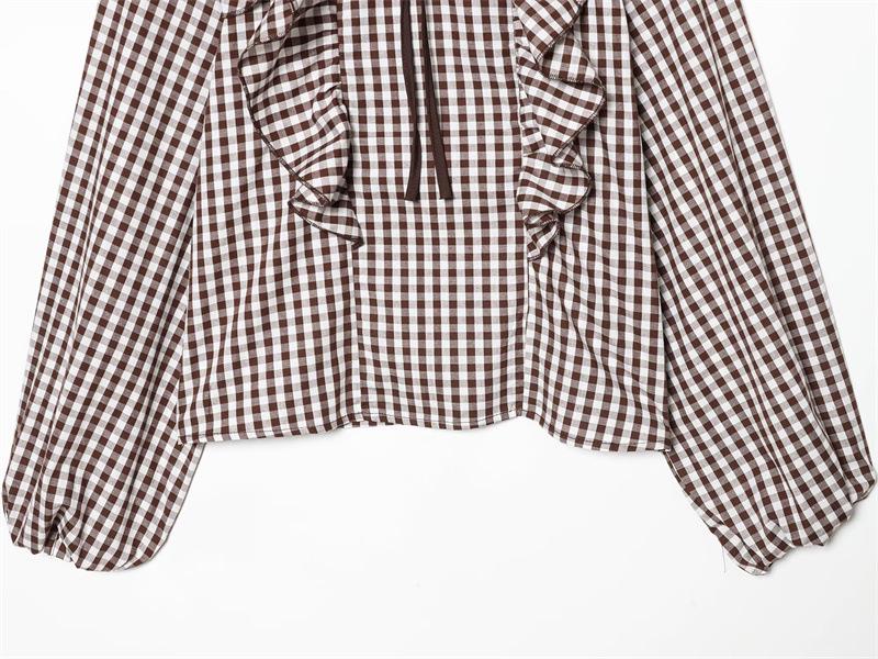 2025 Winter European & American Plaid Layered Decorative Shirt
