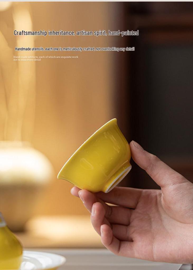 Guanlan Ceramic Kung Fu Tea Tasting Cup - Personal Master Cup