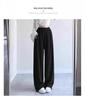 Girls' Wide-Leg Cuffed Pants - Spring/Autumn Casual Long Trousers for Kids