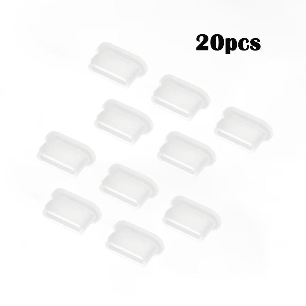 10-50pcs Type-C Silicone Dust Plugs Phone USB Charging Port Protector Cover TypeC Anti-dust Cap for Phones Laptops iPad Earphone2