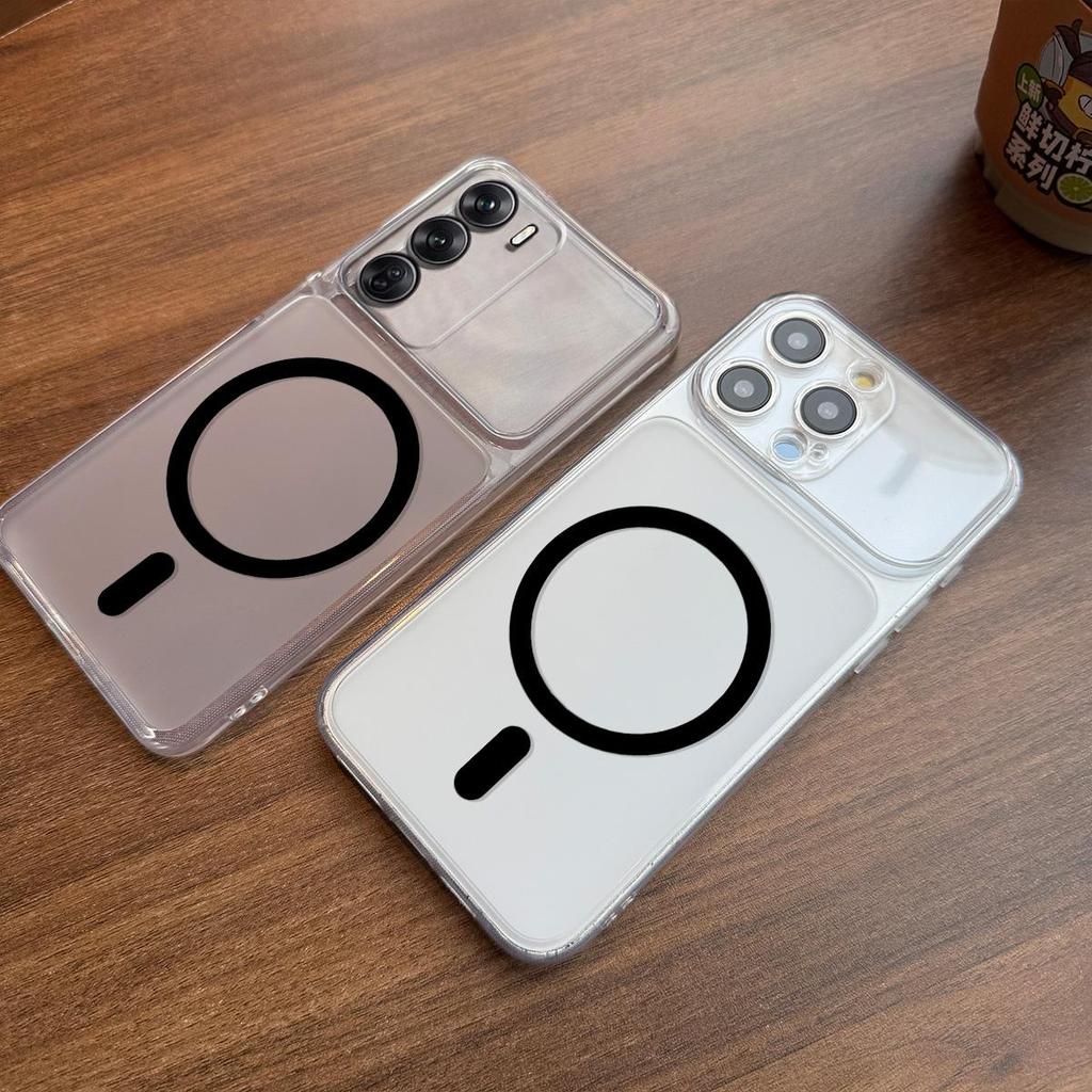 Case for OPPO Reno12 5G Anti-Fingerprint Matte Cover Big Camera Window Clear Edge Casing