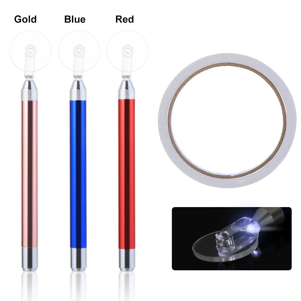 Scroll Wheel Embroidery Accessories 5D Point Drill Pen Lighting Drill Pen Diamond Painting Tool