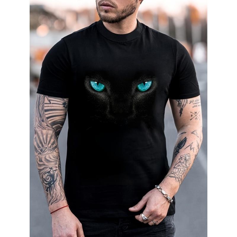 

Мужская футболка с графикой леопарда, забавная футболка с 3D-принтом животного, летняя уличная одежда, унисекс, футболки с круглым вырезом, топы с короткими рукавами XS