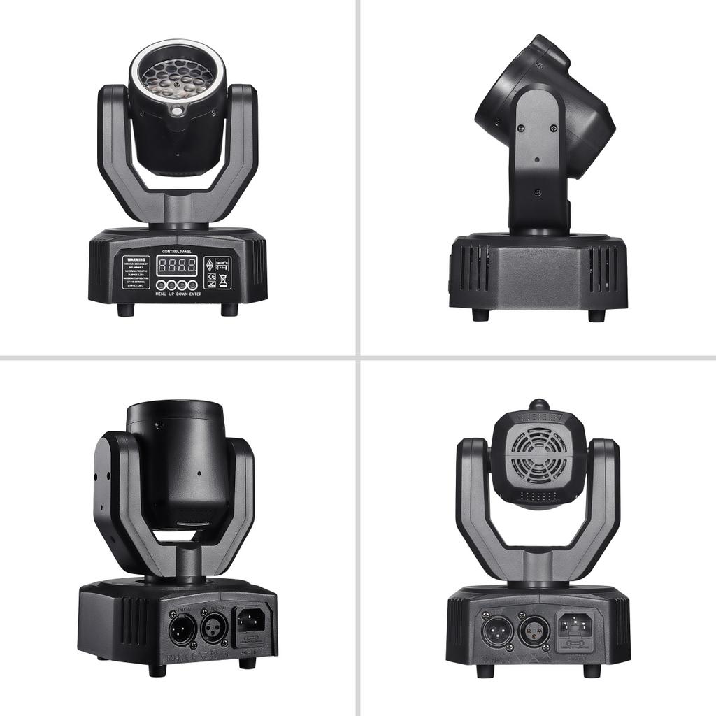 Luz de DJ Super Mini LED RGB 30W Luz de Palco Spot DMX512 Controle Remoto Efeito Laser de Feixe Lâmpada Com Gobo Para Festa de DJ KTV