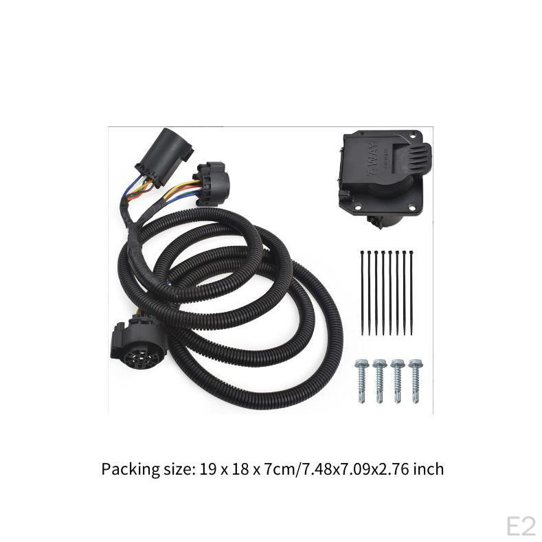 Trailer Wiring Harness Extension Vehicle Parts 56070 Replacement Easy To Use Convenient Practical