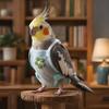 Yousheng Parrot Diaper Clothes with Leash, Parrot Flight Harness Diaper, Reusable Parrot Nappy Clothes, Outdoor Training Harness for Parakeet Budgies