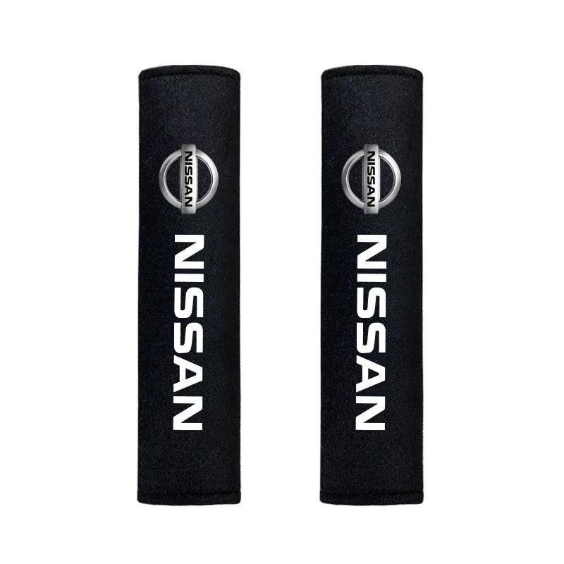 

2Pc Car Seat Belt Cover Shoulder Protection Pad For Nissan X-trail Qashqai Note Juke Sentra Patrol Leaf Car Interior Accessories