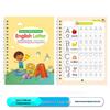 Children's All-English Recessed Groove Copybook: Letters, Numbers, Drawing for Ages 3-5 - Pen Control & Early Education