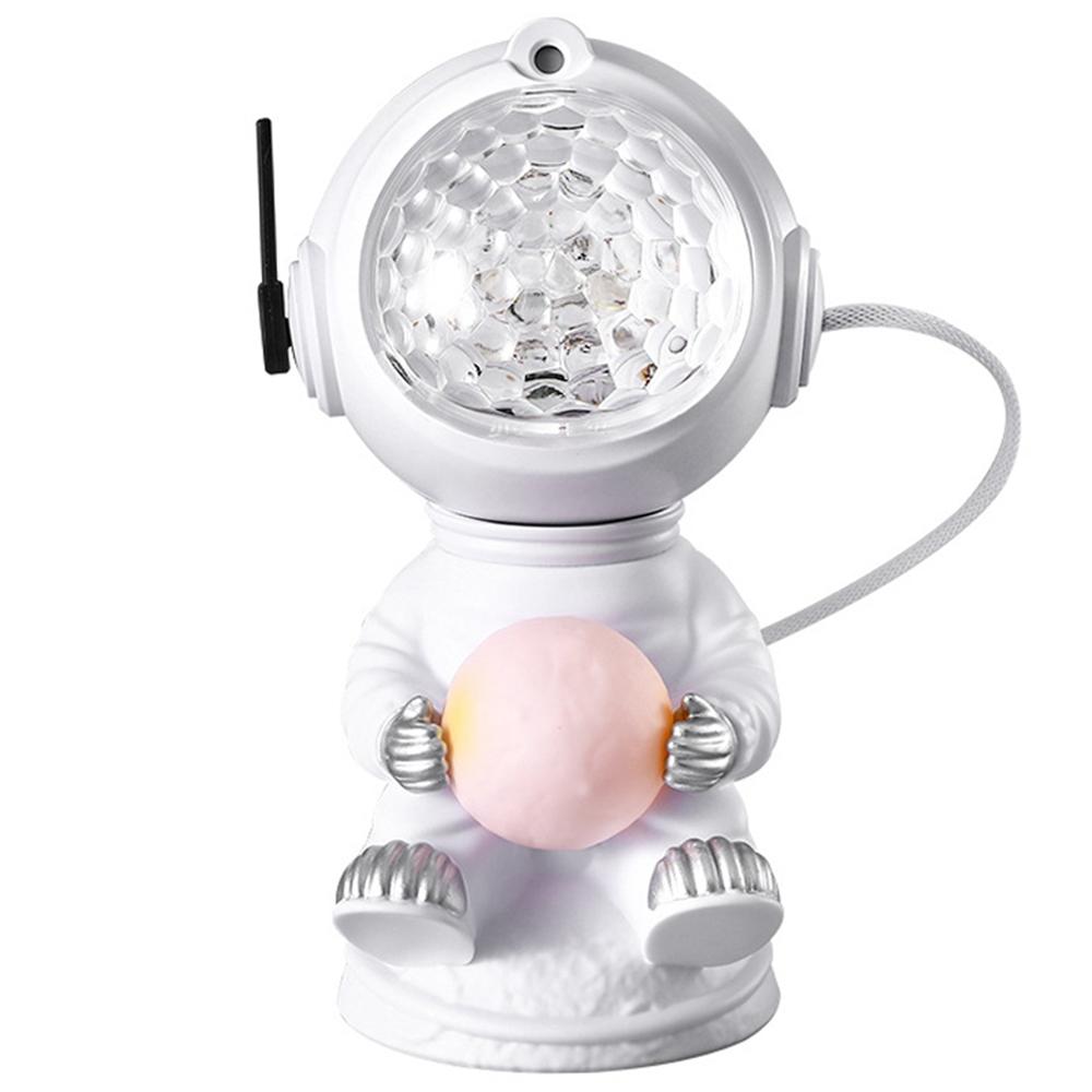 

JN2317 Cartoon Astronaut Projection Lamp Water Ripple Starry Sky Projector Decorative Night Light A
