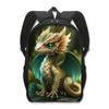 Fantasy Magic Dragon Print Backpack Cartoon Dragon Baby Student Schoolbags Women Men Laptop Rucksack Outdoor Travel Daypack