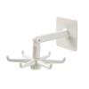 Rotated Punch-free Rotatable Wall Mounted Door Hook Clothes Hanger Kitchen Organizer Towel Rack