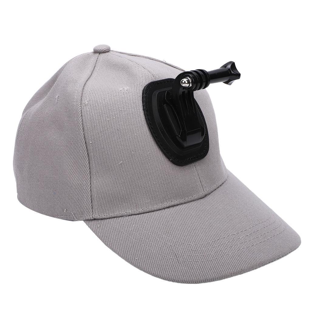 Action Camera Mount Hat Lightweight Baseball Hat with Camera Mount for Outdoor Sports Travel Hiking