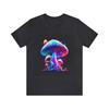 Glowing Luminous Neon Mushroom T-Shirt (2023) Unisex Jersey Short Sleeve Tee